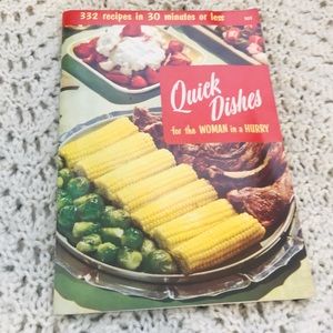 Vintage “Quick Dishes” Cookbook Pamphlet
